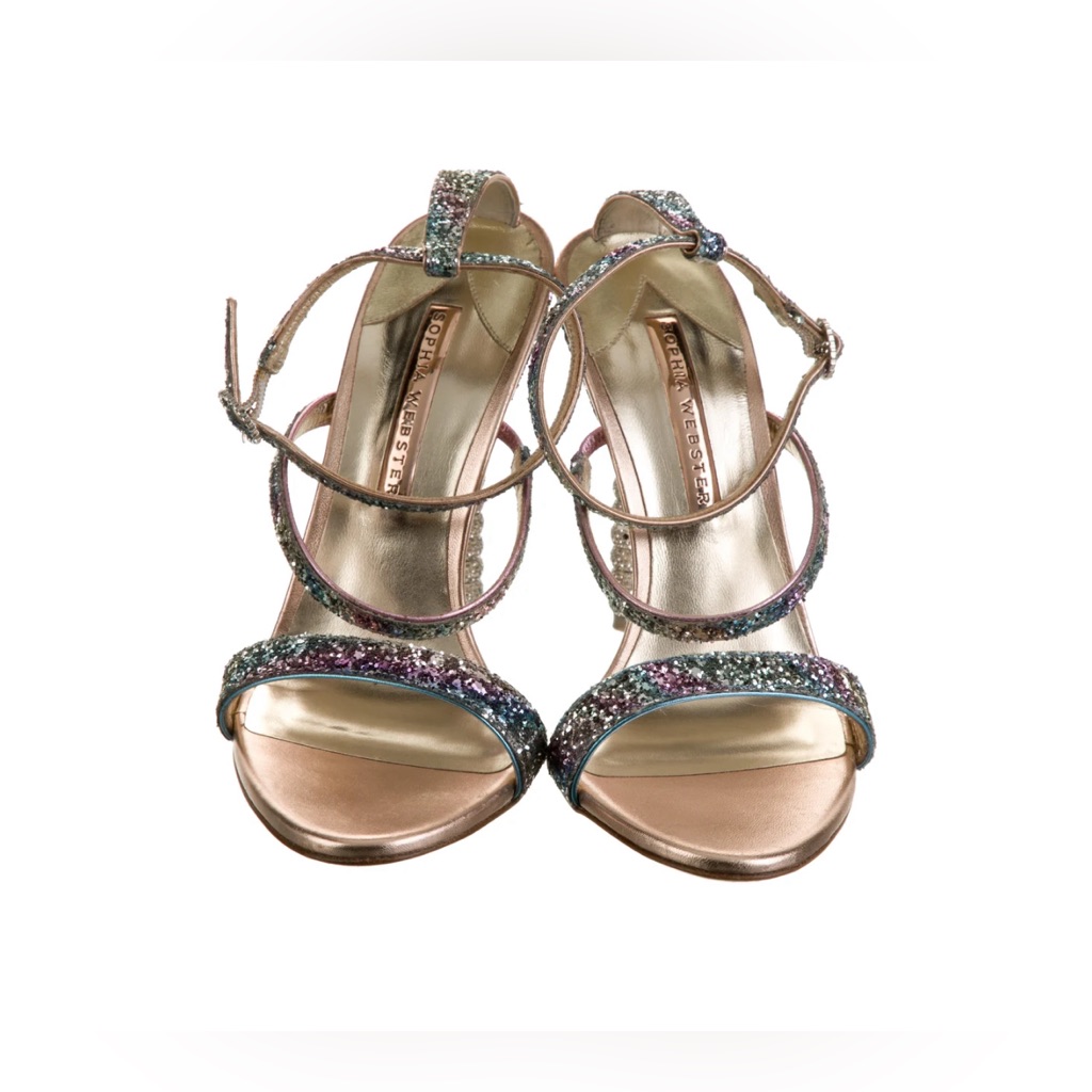 Sophia Webster Glitter Sandals Women's Size: 9| Us10, It39
